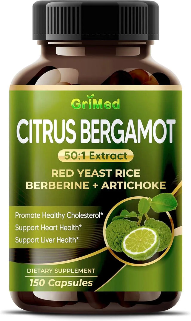 GRIMED - GriMed Citrus Bergamot 50:1 Extract Healthy Cholesterol 150 Capsulas - The Red Vitamin MX - Suplementos Alimenticios - {{ shop.shopifyCountryName }}