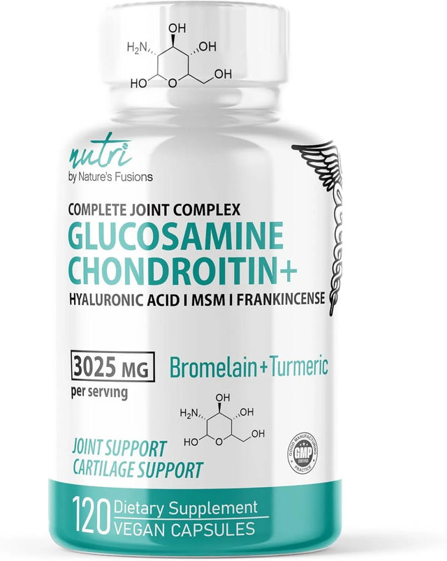 NATURE´S FUSIONS - Nature's Fusions Glucosamine Chondroitin MSM Turmeric Boswellia 120 Capsulas - The Red Vitamin MX - Suplementos Alimenticios - {{ shop.shopifyCountryName }}