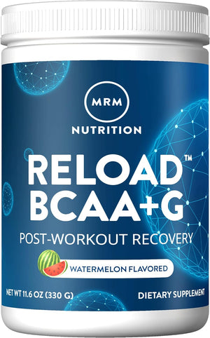 MRM Nutrition Reload BCAA+G Post-Workout Recovery Watermelon 26 Servicios 330Gr.