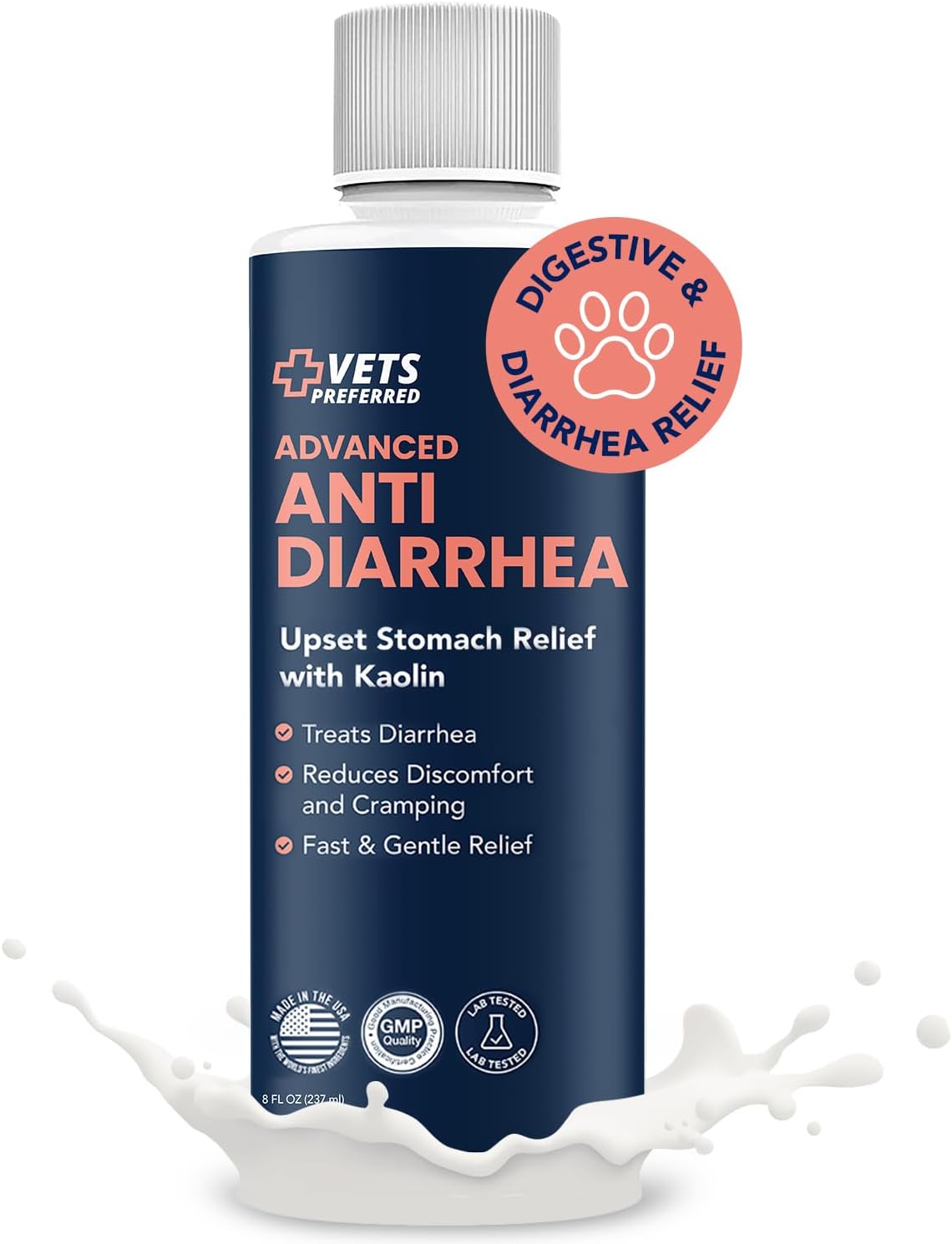 Vets Preferred Anti Diarrhea Liquid for Dogs 237Ml.