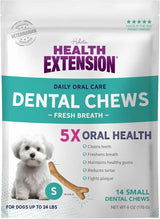 HEALTH EXTENSION - Health Extension Dog Chew Bone Treats Small 14 Piezas - The Red Vitamin MX - Cuidado Dental Para Perros - {{ shop.shopifyCountryName }}