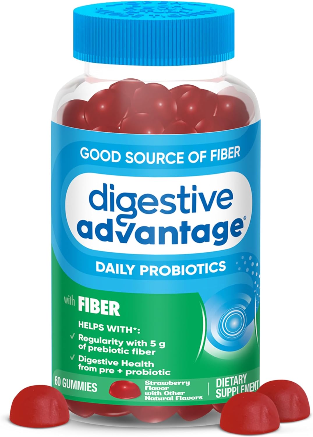 Digestive Advantage Prebiotic Fiber 60 Gomitas