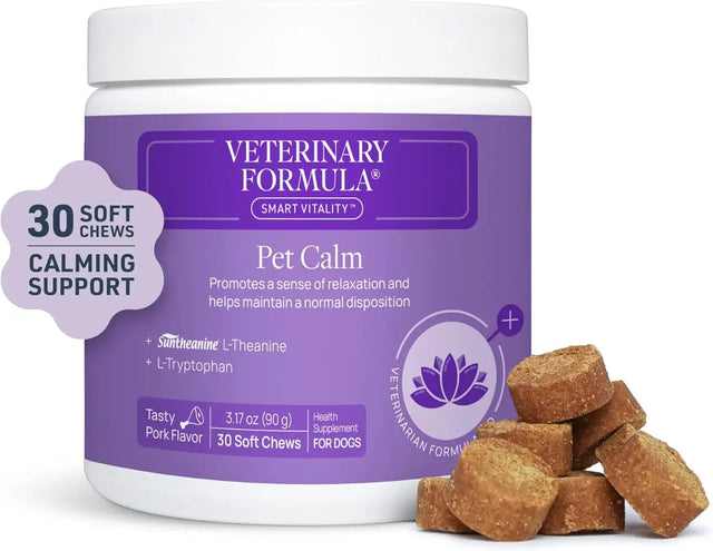 VETERINARY FORMULA - Veterinary Formula Smart Vitality Pet Calm Supplement for Dogs 30 Masticables - The Red Vitamin MX - Relajantes Para Perros - {{ shop.shopifyCountryName }}