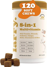LARRY - Larry 8-in-1 Multivitamin Dog Supplement 120 Masticables - The Red Vitamin MX - Multivitamínicos Para Perros - {{ shop.shopifyCountryName }}