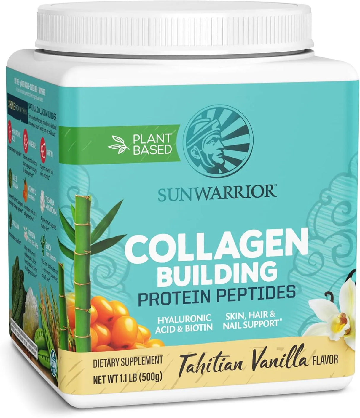 SUNWARRIOR - Sunwarrior Vegan Collagen Protein Powder Plant-based Vanilla 500Gr. - The Red Vitamin MX - Suplementos Alimenticios - {{ shop.shopifyCountryName }}