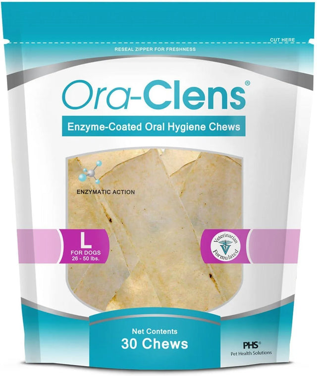 ORA-CLENS - Ora-Clens Oral Hygiene Chews for Large Dogs 30 Piezas - The Red Vitamin MX - Cuidado Dental Para Perros - {{ shop.shopifyCountryName }}