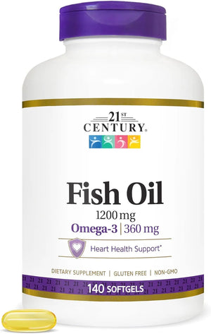 21ST CENTURY - 21st Century Fish Oil 1000Mg. 140 Capsulas Blandas - The Red Vitamin MX - Suplementos Alimenticios - {{ shop.shopifyCountryName }}