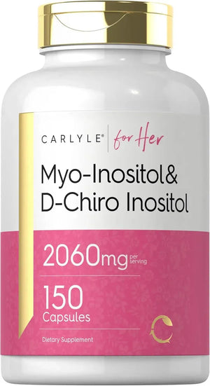 CARLYLE - Carlyle Myo-Inositol and D-Chiro Inositol 2060Mg. 150 Capsulas - The Red Vitamin MX - Suplementos Alimenticios - {{ shop.shopifyCountryName }}