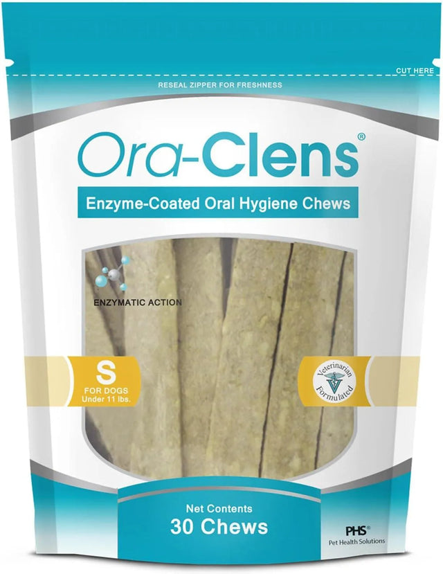 ORA-CLENS - Ora-Clens Oral Hygiene Chews for Small Dogs 30 Piezas - The Red Vitamin MX - Cuidado Dental Para Perros - {{ shop.shopifyCountryName }}