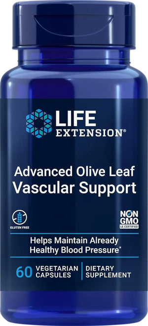 LIFE EXTENSION - Life Extension Advanced Olive Leaf Vascular Support 60 Capsulas - The Red Vitamin MX - Suplementos Alimenticios - {{ shop.shopifyCountryName }}