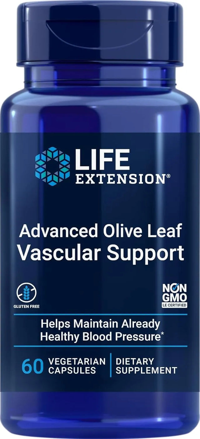 LIFE EXTENSION - Life Extension Advanced Olive Leaf Vascular Support 60 Capsulas - The Red Vitamin MX - Suplementos Alimenticios - {{ shop.shopifyCountryName }}