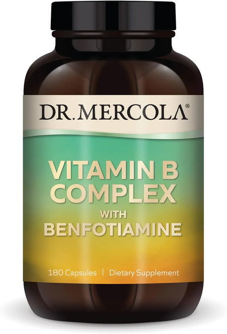 DR MERCOLA - Dr. Mercola Vitamin B Complex 180 Capsulas - The Red Vitamin MX - Suplementos Alimenticios - {{ shop.shopifyCountryName }}