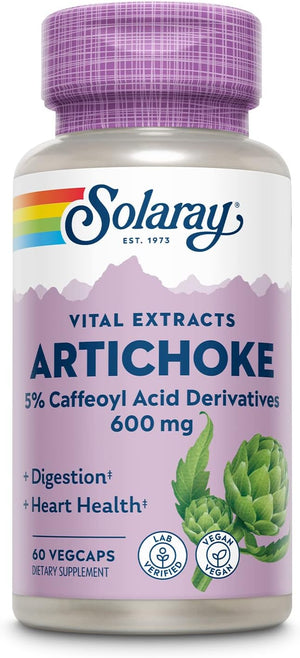 Solaray Artichoke Leaf Extract 600Mg. 60 Capsulas