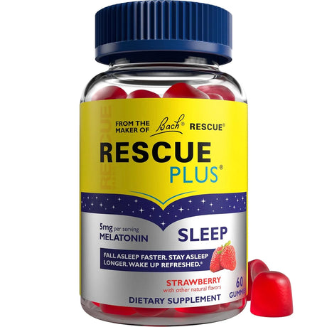 BACH RESCUE - Bach RESCUE PLUS Melatonin Sleep Gummies 5Mg. 60 Gomitas - The Red Vitamin MX - Suplementos Alimenticios - {{ shop.shopifyCountryName }}