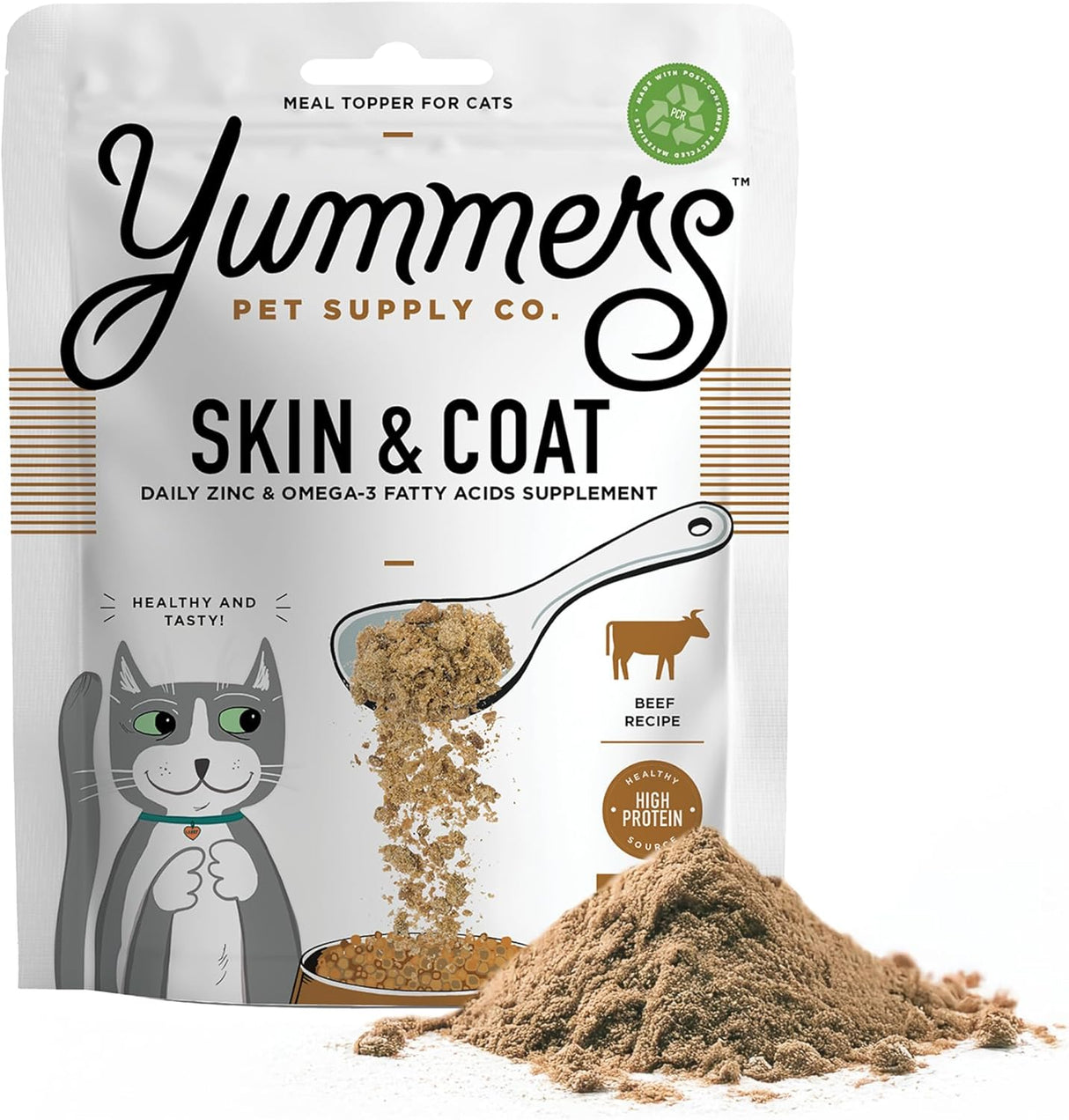 Yummers Premium Skin & Coat Supplement for Cats 4 Oz.