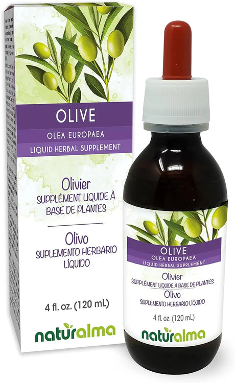 NATURALMA - Naturalma Olive Leaf Alcohol-Free Tincture 4 Fl.Oz. - The Red Vitamin MX - Suplementos Alimenticios - {{ shop.shopifyCountryName }}