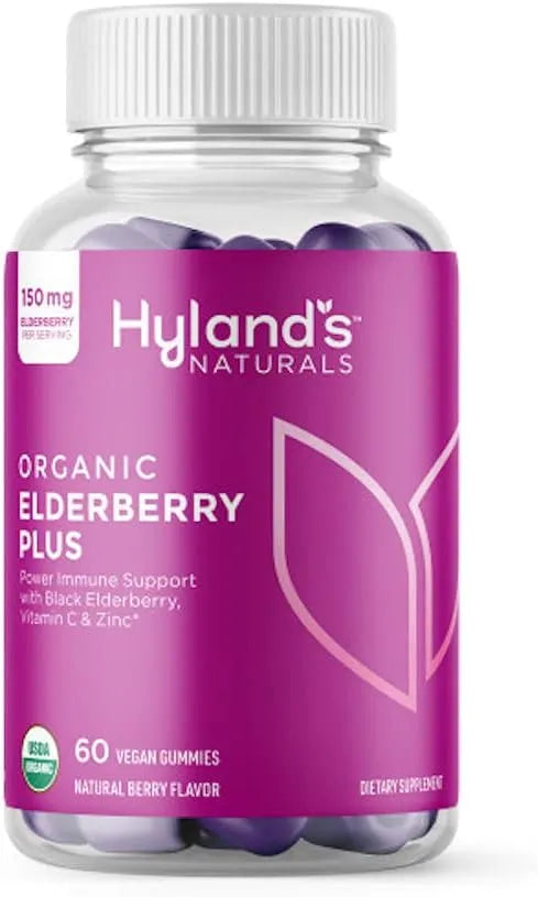 HYLAND´S - Hyland's Organic Elderberry Plus Gummies 60 Gomitas - The Red Vitamin MX - Suplementos Alimenticios - {{ shop.shopifyCountryName }}