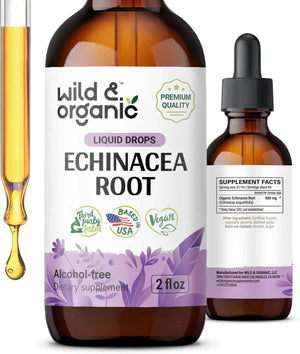 WILD & ORGANIC - Wild & Organic Echinacea Drops 2 Fl.Oz. - The Red Vitamin MX - Suplementos Alimenticios - {{ shop.shopifyCountryName }}