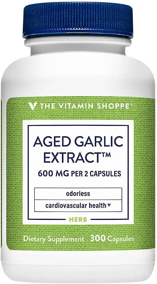 THE VITAMIN SHOPPE - The Vitamin Shoppe Odorless Aged Garlic Extract 600Mg. 300 Capsulas - The Red Vitamin MX - Suplementos Alimenticios - {{ shop.shopifyCountryName }}