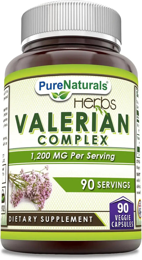 PURE NATURALS - Pure Naturals Valerian Complex 1200Mg. 90 Capsulas - The Red Vitamin MX - Suplementos Alimenticios - {{ shop.shopifyCountryName }}