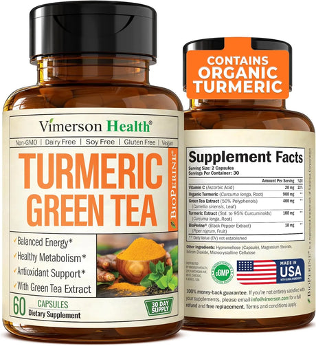 VIMERSON HEALTH - Vimerson Health Green Tea Extract 60 Capsulas - The Red Vitamin MX - Suplementos Alimenticios - {{ shop.shopifyCountryName }}