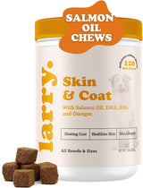 Larry Salmon Oil for Dogs Skin and Coat 120 Masticables