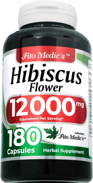 FITO MEDIC´S - FITO MEDIC'S Lab Hibiscus 12,000Mg. 180 Capsulas - The Red Vitamin MX - Suplementos Alimenticios - {{ shop.shopifyCountryName }}