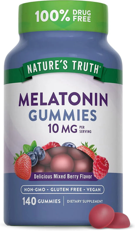 NATURE'S TRUTH - Nature's Truth Melatonin Gummies 10Mg. 140 Gomitas - The Red Vitamin MX - Suplementos Alimenticios - {{ shop.shopifyCountryName }}
