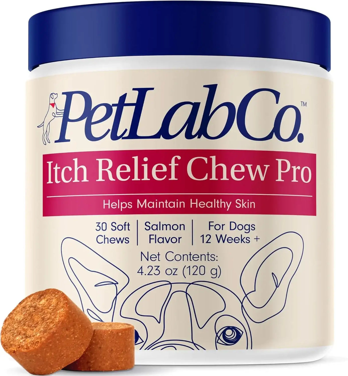 PETLAB CO. - PetLab Co. Salmon Itch Relief Chew Pro for Dogs 30 Masticables - The Red Vitamin MX - Remedios Para La Picazón De Perros - {{ shop.shopifyCountryName }}