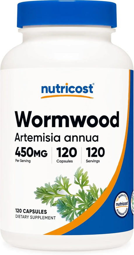 NUTRICOST - Nutricost Wormwood 450Mg. 120 Capsulas - The Red Vitamin MX - Suplementos Alimenticios - {{ shop.shopifyCountryName }}