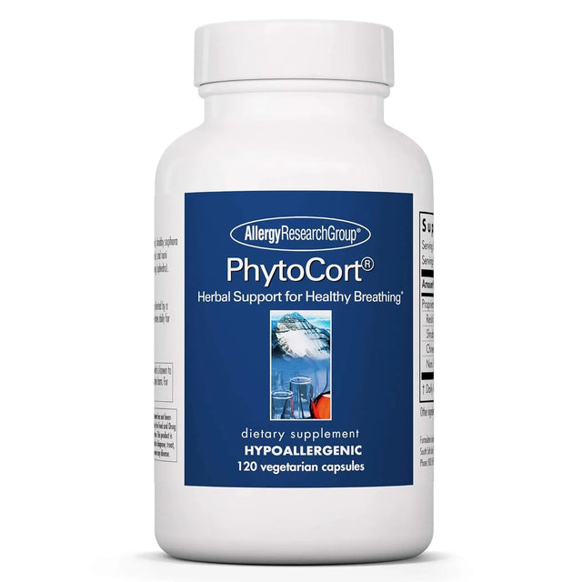 ALLERGY RESEARCH GROUP - Allergy Research Group PhytoCort Respiratory Support 120 Capsulas - The Red Vitamin MX - Suplementos Alimenticios - {{ shop.shopifyCountryName }}