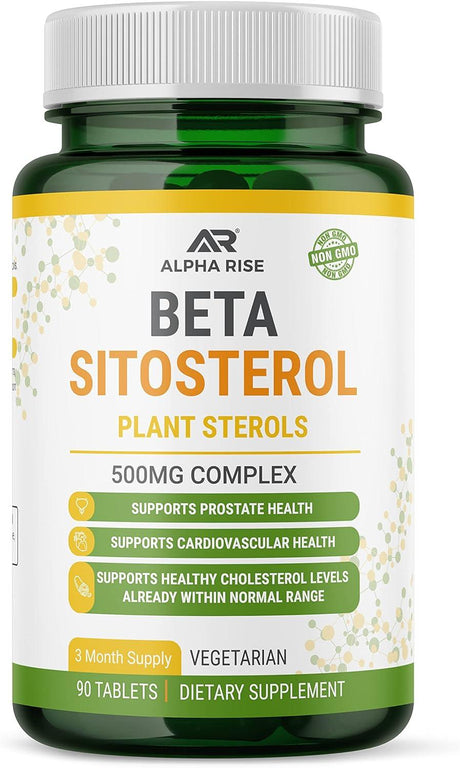 ALPHA RISE - ALPHA RISE Beta Sitosterol 500Mg. 90 Tabletas - The Red Vitamin MX - Suplementos Alimenticios - {{ shop.shopifyCountryName }}