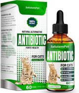 SalutemPet Cat Antibiotic for Infections UTIs Respiratory Moments Cold, & Allergies 2 Fl.Oz.