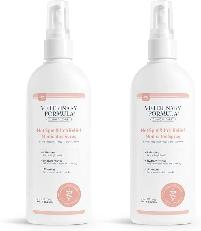 VETERINARY FORMULA - Veterinary Formula Clinical Care Hot Spot & Itch Relief Medicated Spray 8 Fl.Oz. 2 Pack - The Red Vitamin MX - Remedios Para La Picazón De Perros - {{ shop.shopifyCountryName }}