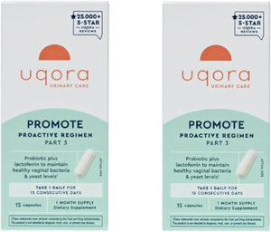 UQORA - Uqora Promote Support Vaginal Health 15 Capsulas 2 Pack - The Red Vitamin MX - Suplementos Alimenticios - {{ shop.shopifyCountryName }}