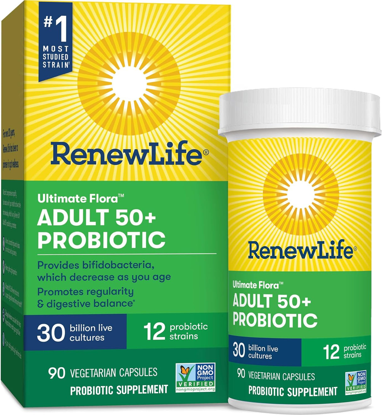Renew Life Probiotic Adult 50 Plus 90 Capsulas
