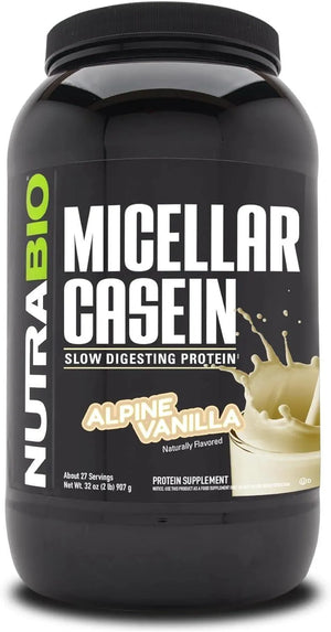 NUTRABIO - NutraBio Micellar Casein Protein Powder Alpine Vanilla 907Gr. - The Red Vitamin MX - Suplementos Alimenticios - {{ shop.shopifyCountryName }}