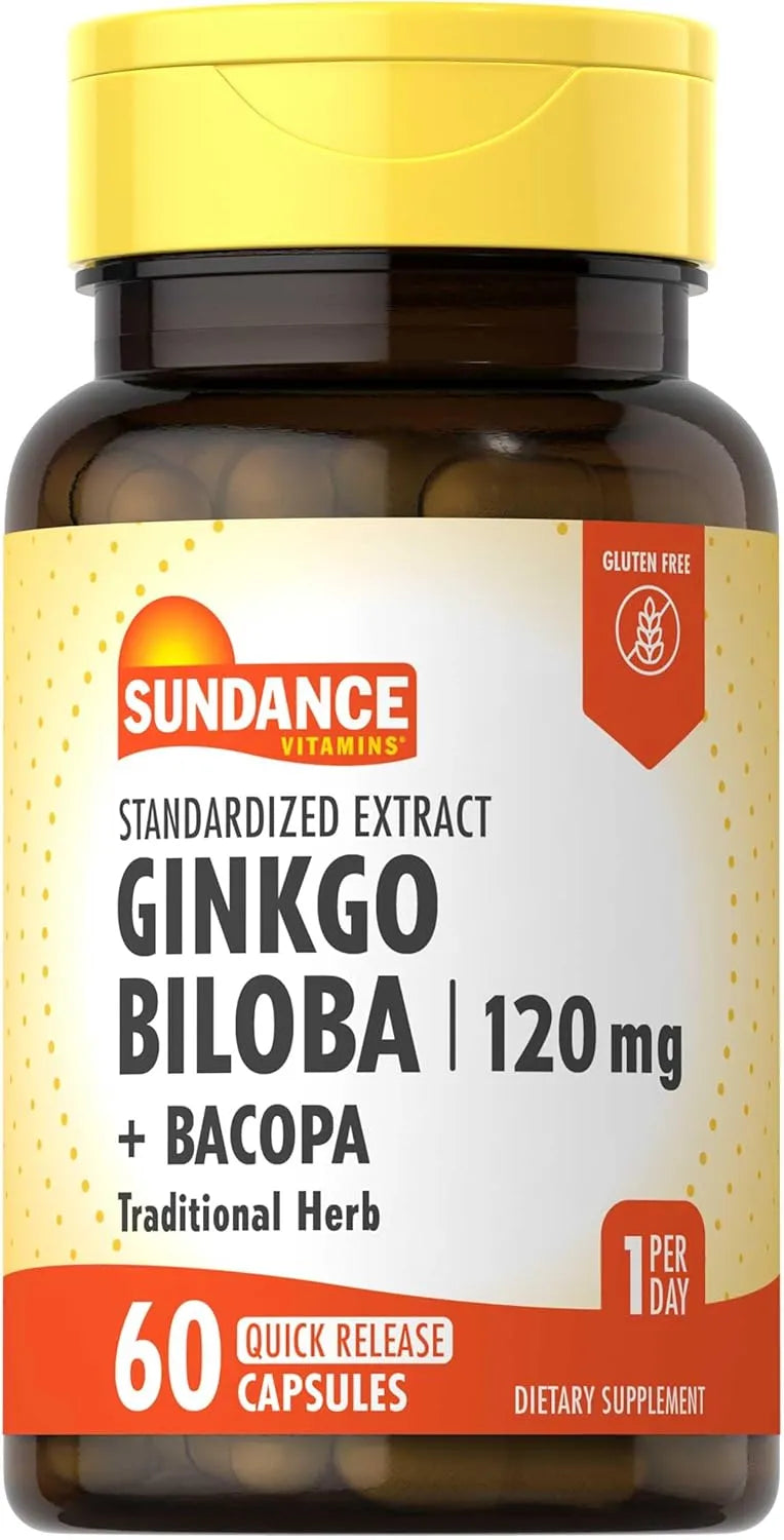 SUNDANCE - Sundance Ginkgo Biloba 120Mg. 60 Capsulas - The Red Vitamin MX - Suplementos Alimenticios - {{ shop.shopifyCountryName }}