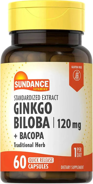 SUNDANCE - Sundance Ginkgo Biloba 120Mg. 60 Capsulas - The Red Vitamin MX - Suplementos Alimenticios - {{ shop.shopifyCountryName }}