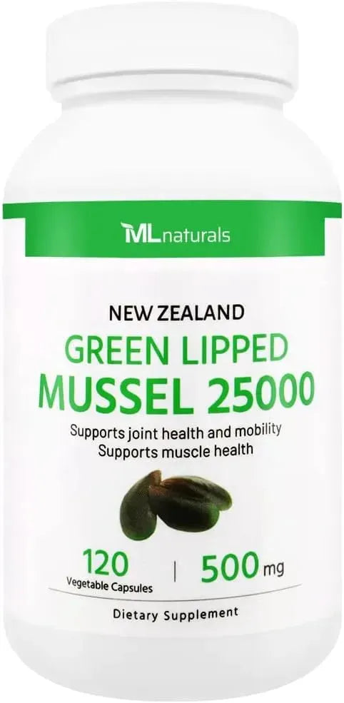 ML NATURALS - ML Naturals New Zealand Green Lipped Mussel 500Mg. 120 Capsulas - The Red Vitamin MX - Suplementos Alimenticios - {{ shop.shopifyCountryName }}