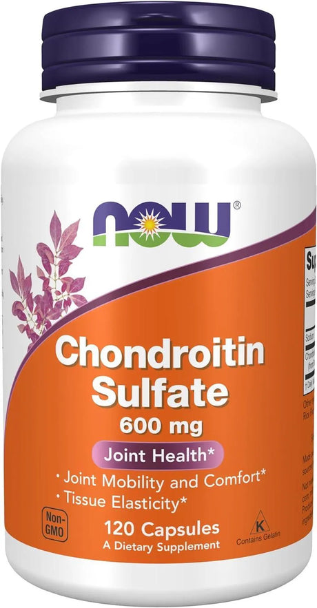 NOW SUPPLEMENTS - Now Supplements Chondroitin Sulfate 600Mg. 120 Capsulas - The Red Vitamin MX - Suplementos Alimenticios - {{ shop.shopifyCountryName }}