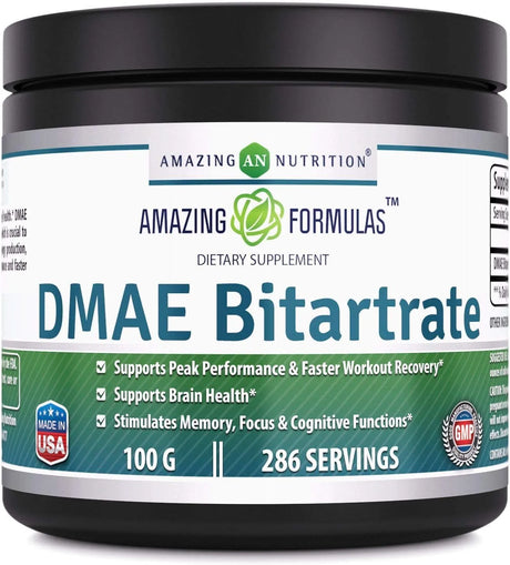 AMAZING FORMULAS - Amazing Formula DMAE Bitartrate Powder 100Gr. - The Red Vitamin MX - Suplementos Alimenticios - {{ shop.shopifyCountryName }}