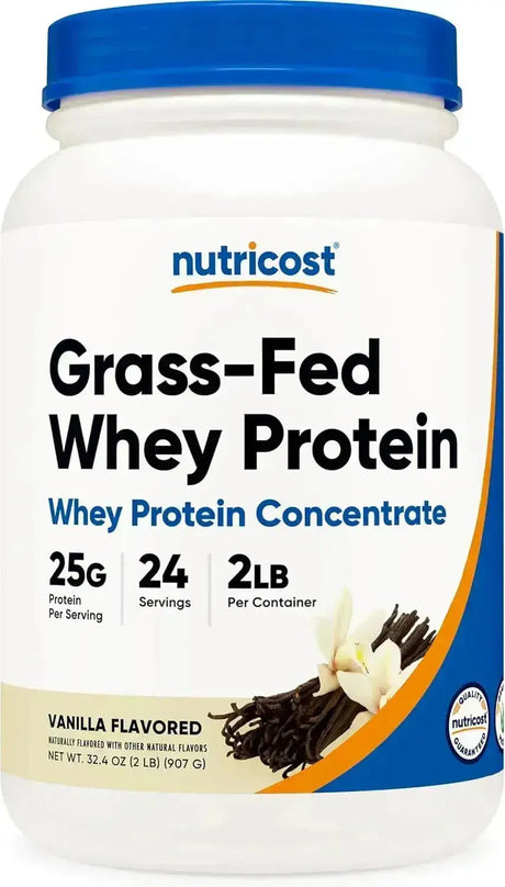 NUTRICOST - Nutricost Grass-Fed Whey Protein Concentrate 24 Servicios Vanilla 907Gr. - The Red Vitamin MX - Suplementos Alimenticios - {{ shop.shopifyCountryName }}