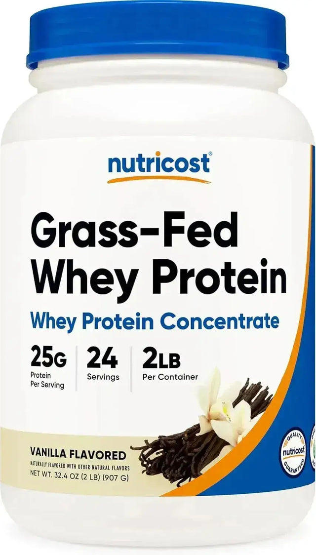 NUTRICOST - Nutricost Grass-Fed Whey Protein Concentrate 24 Servicios Vanilla 907Gr. - The Red Vitamin MX - Suplementos Alimenticios - {{ shop.shopifyCountryName }}