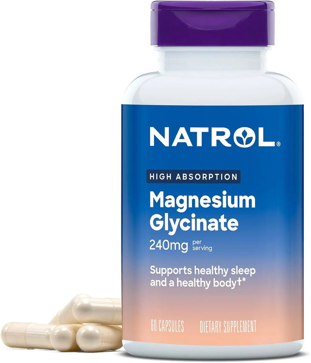 NATROL - Natrol Magnesium Glycinate 240Mg. 60 Capsulas - The Red Vitamin MX - Suplementos Alimenticios - {{ shop.shopifyCountryName }}