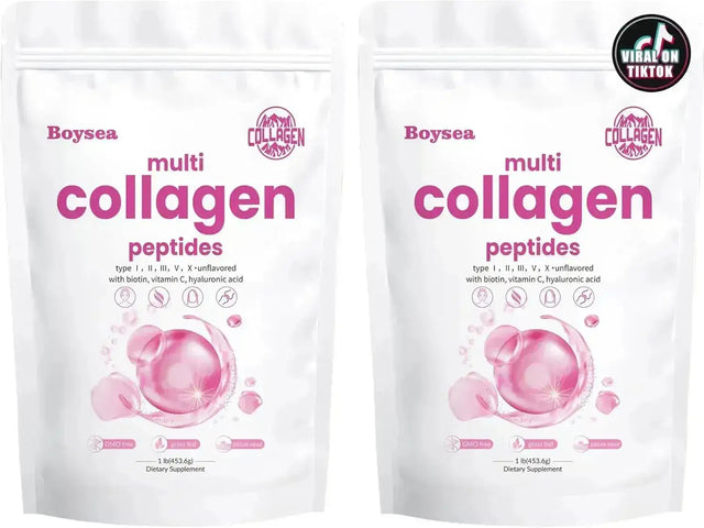BOYSEA - Boysea Multi-Collagen Peptides Powder 453Gr. 2 Pack - The Red Vitamin MX - Suplementos Alimenticios - {{ shop.shopifyCountryName }}