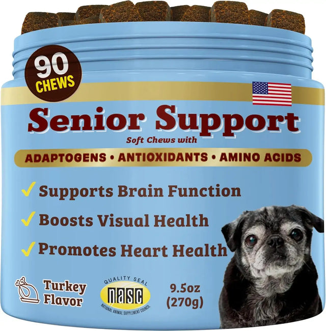 NATURAL DOG - Natural Dog Company Senior Dog Vitamins Chew 90 Masticables - The Red Vitamin MX - Multivitamínicos Para Perros - {{ shop.shopifyCountryName }}