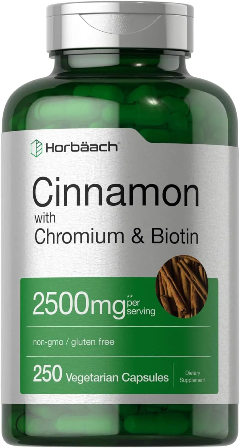 HORBAACH - Horbaach Cinnamon with Chromium Picolinate 2500Mg. 250 Capsulas - The Red Vitamin MX - Suplementos Alimenticios - {{ shop.shopifyCountryName }}