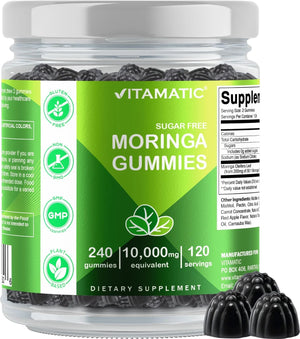 VITAMATIC - Vitamatic Sugar Free Moringa Gummies 10,000Mg. 240 Gomitas - The Red Vitamin MX - Suplementos Alimenticios - {{ shop.shopifyCountryName }}