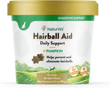 NaturVet Hairball Aid Supplement for Cats 60 Masticables